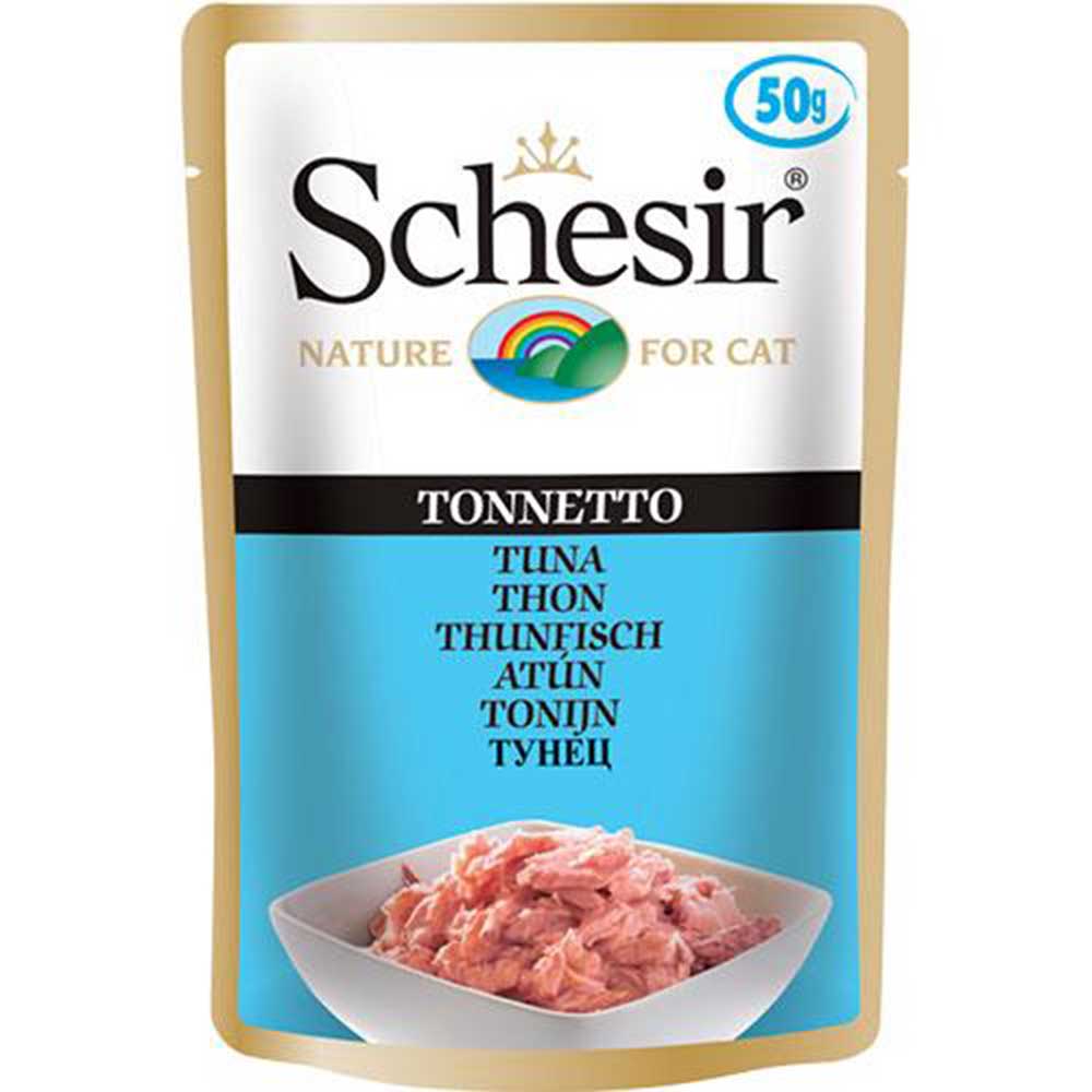 Schesir Cat Food Pouch-Tuna