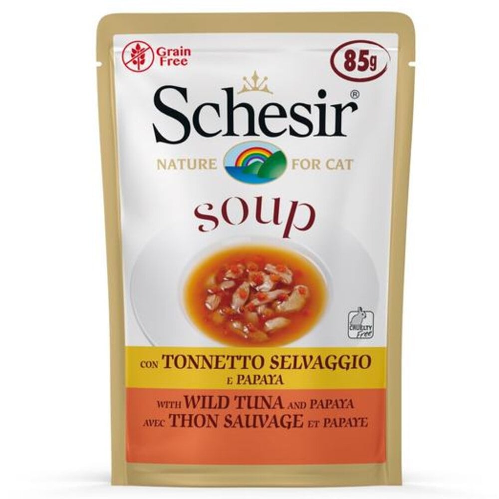 Schesir Tuna & Papaya Soup for Cats