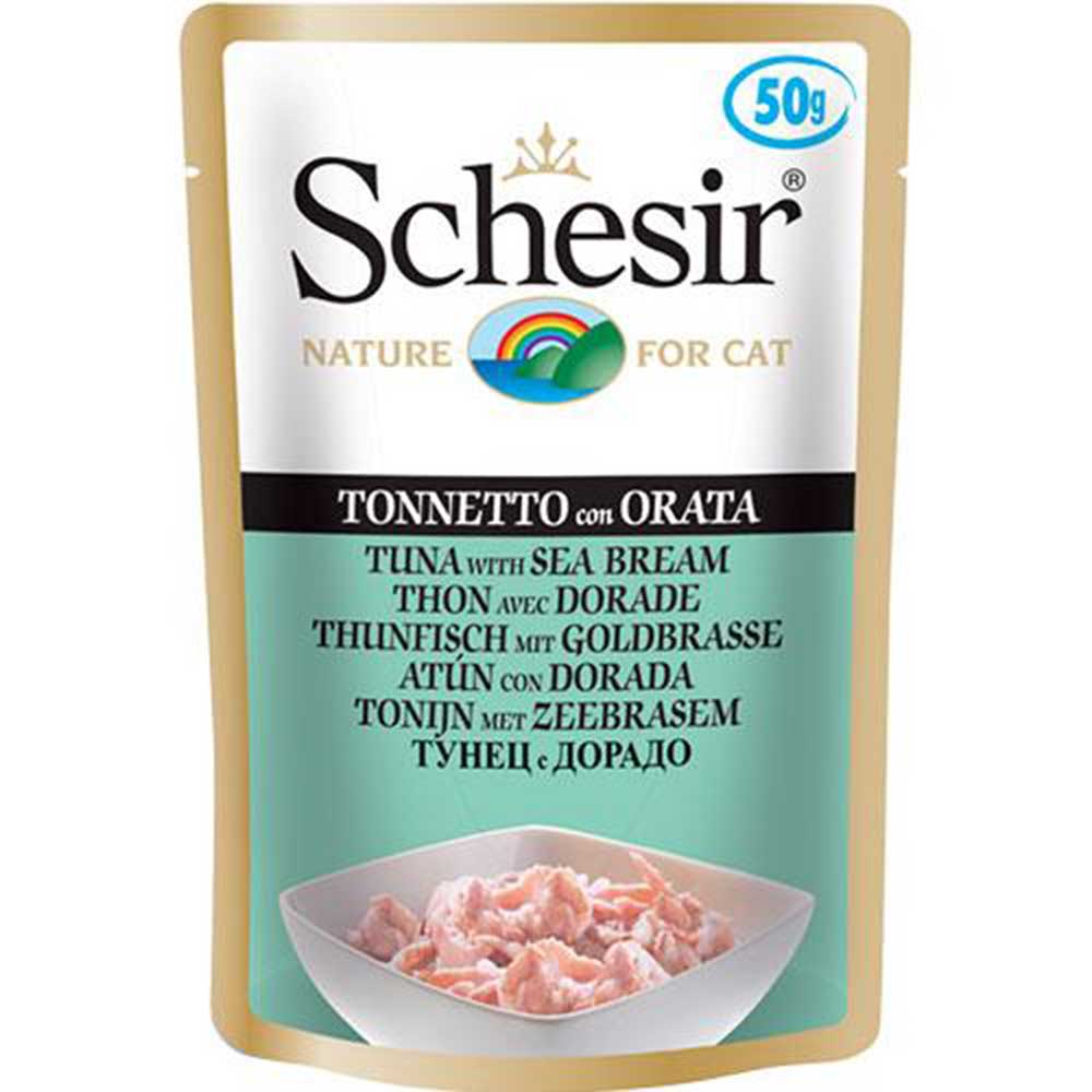 Schesir C3202 Tuna w Seabream Cat Food