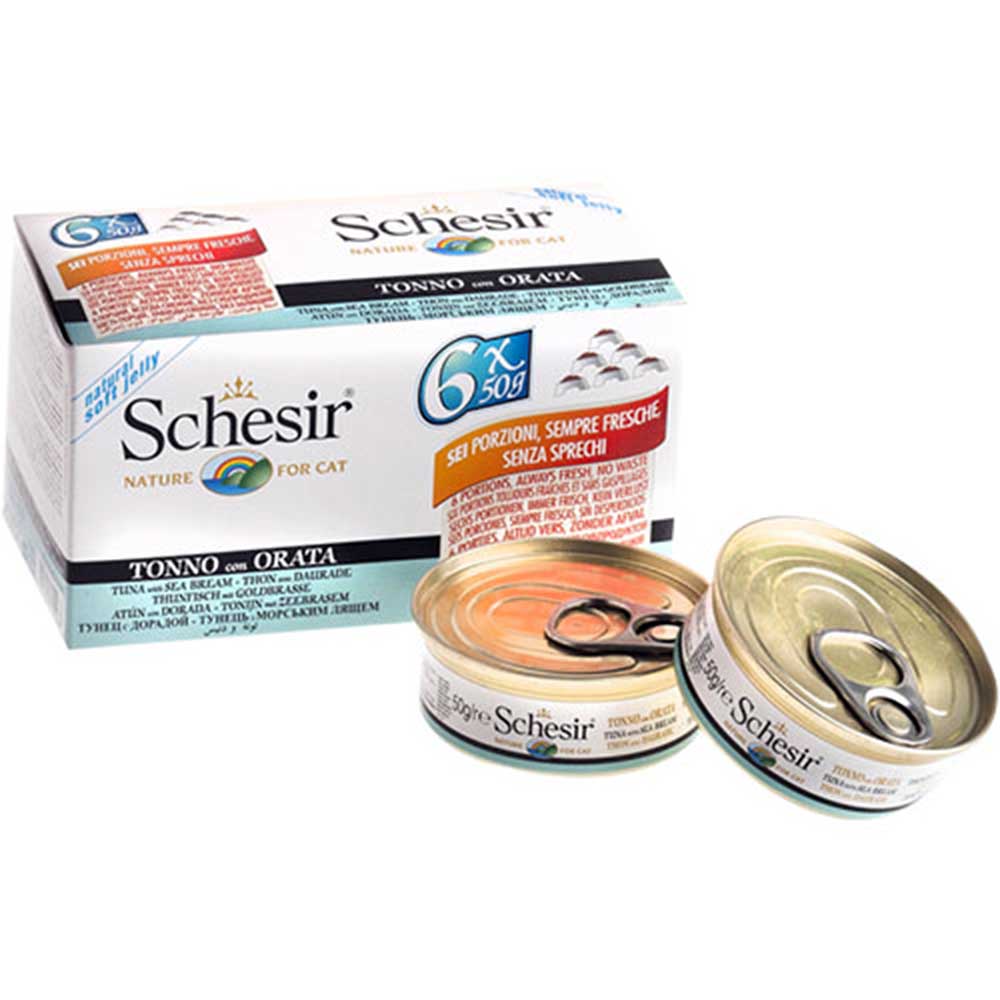 Schesir Tuna with Seabream Cat Food