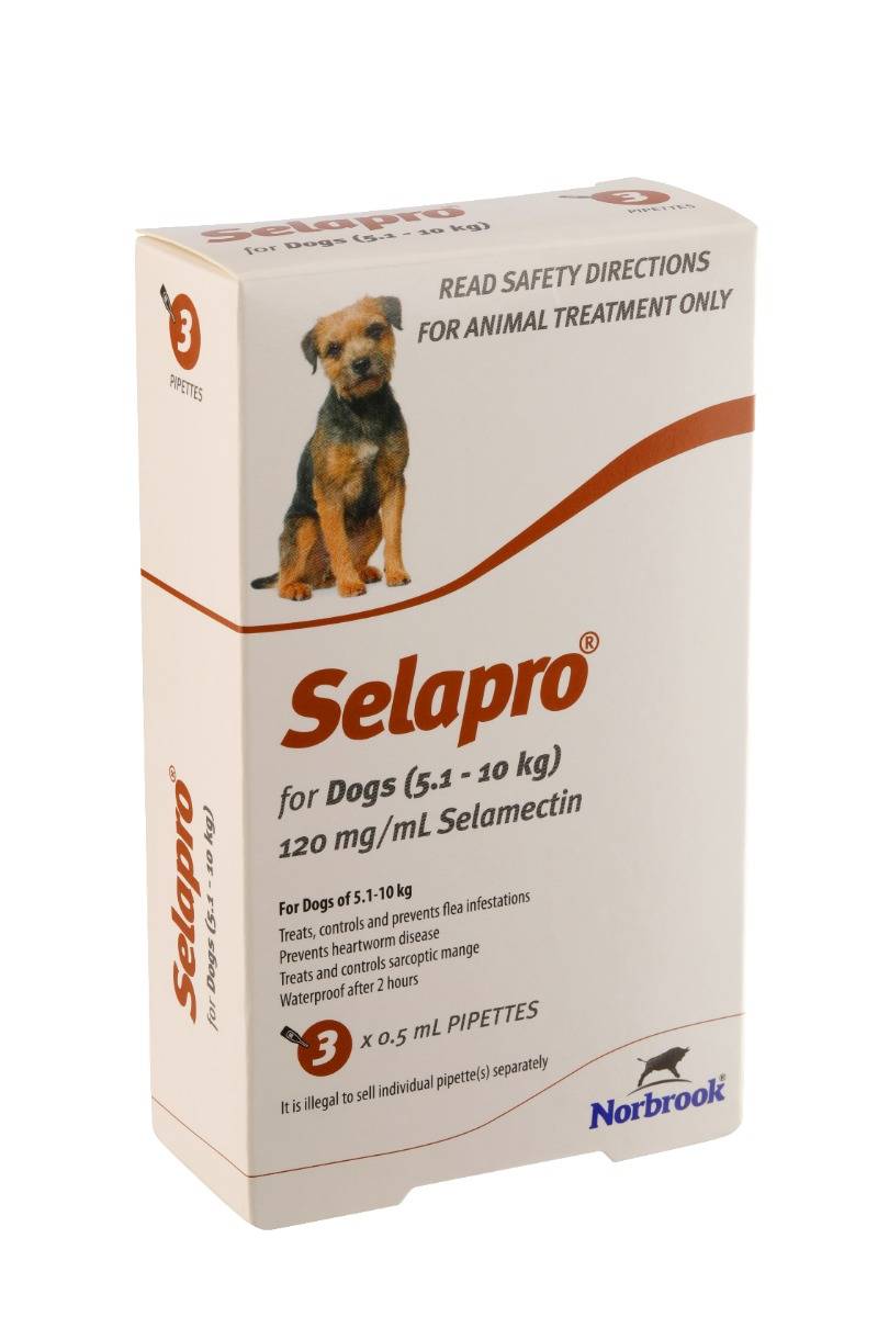 Selapro Spot On For Small Dog 3pk