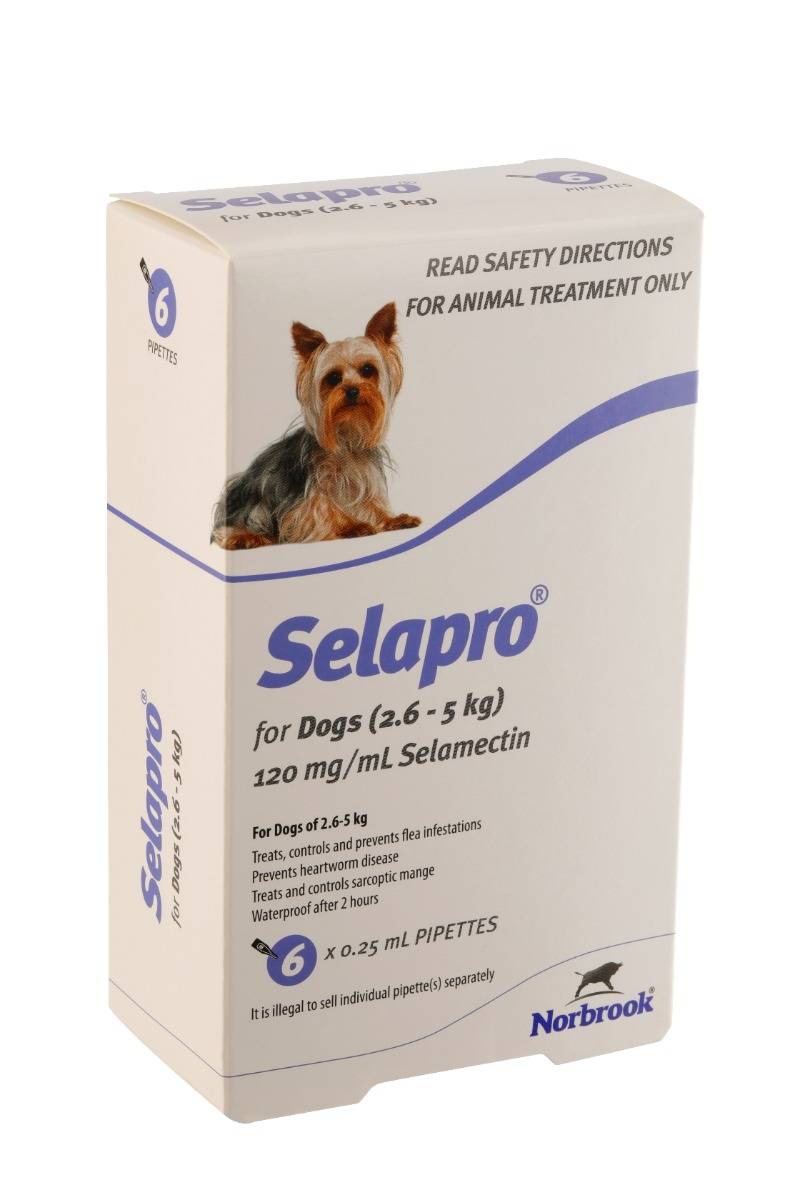 Selapro Spot On For Very Small Dog 12pk