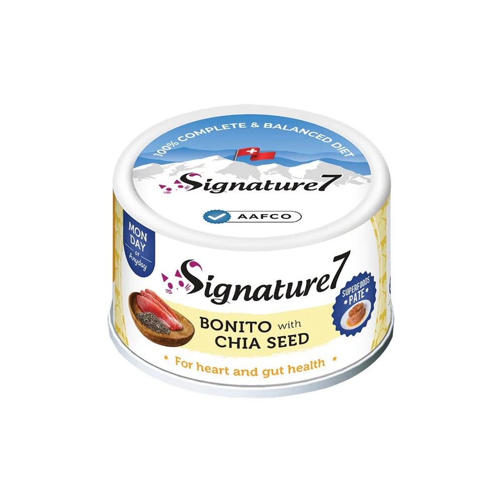 Signature7 Superfoods Pate Bonito with Chia Seeds For Heart and Gut Health (Mon) 80g