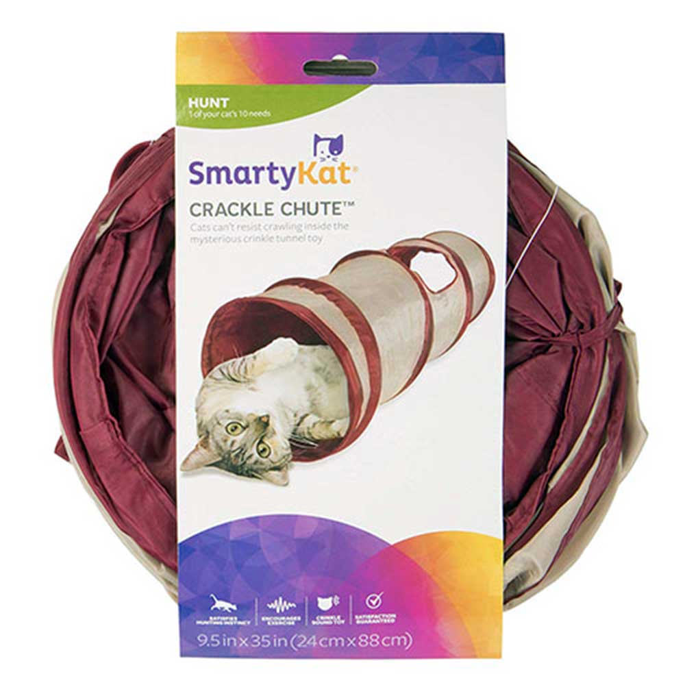 SmartyKat Crackle Chute Tunnel