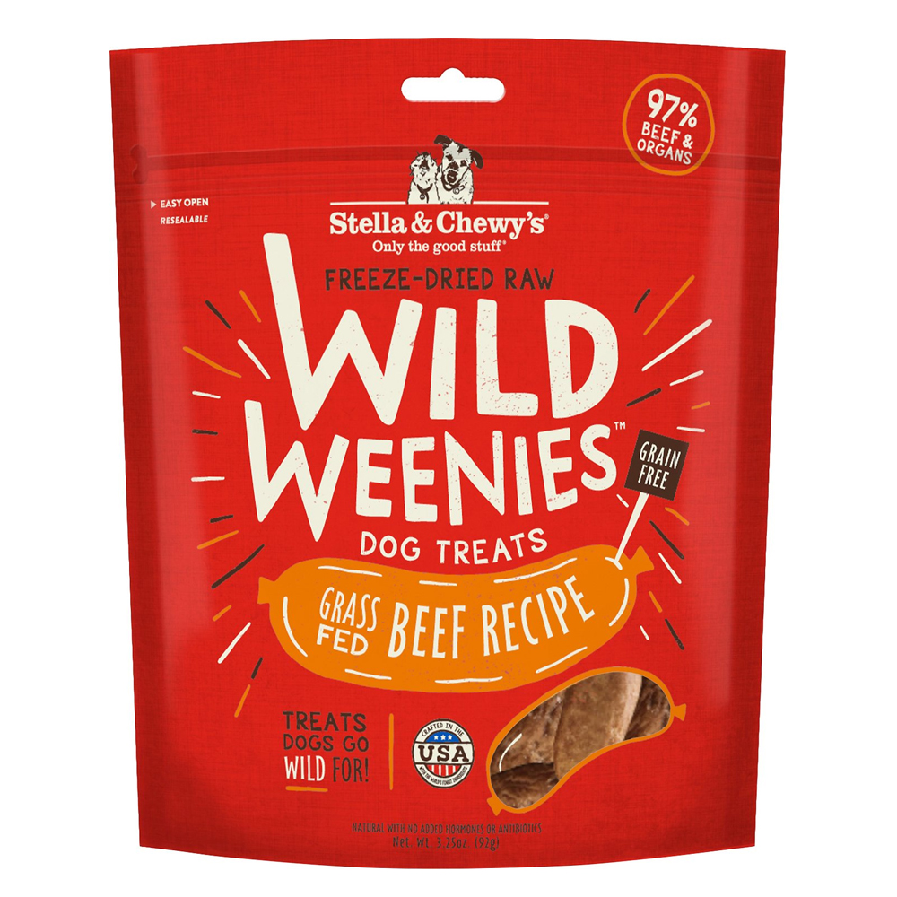 Stella Beef Wild Weenies For Dog 3.25oz