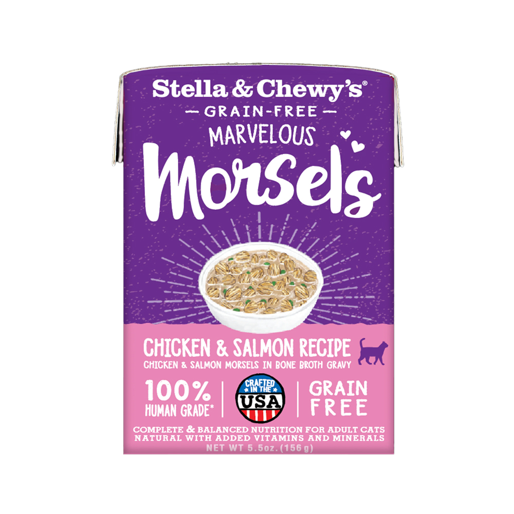 Stella Chicken Salmon Morsels Cat 5.5