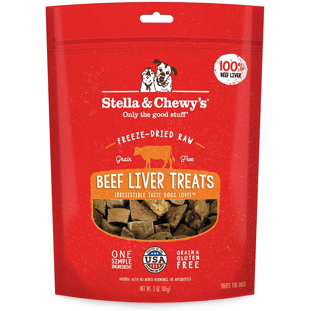 Stella Beef Liver FD Dog Treats 3oz