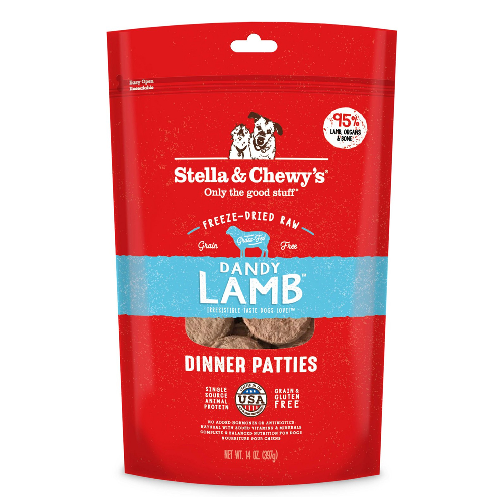 Stella Lamb Dinner Patties For Dogs 14oz