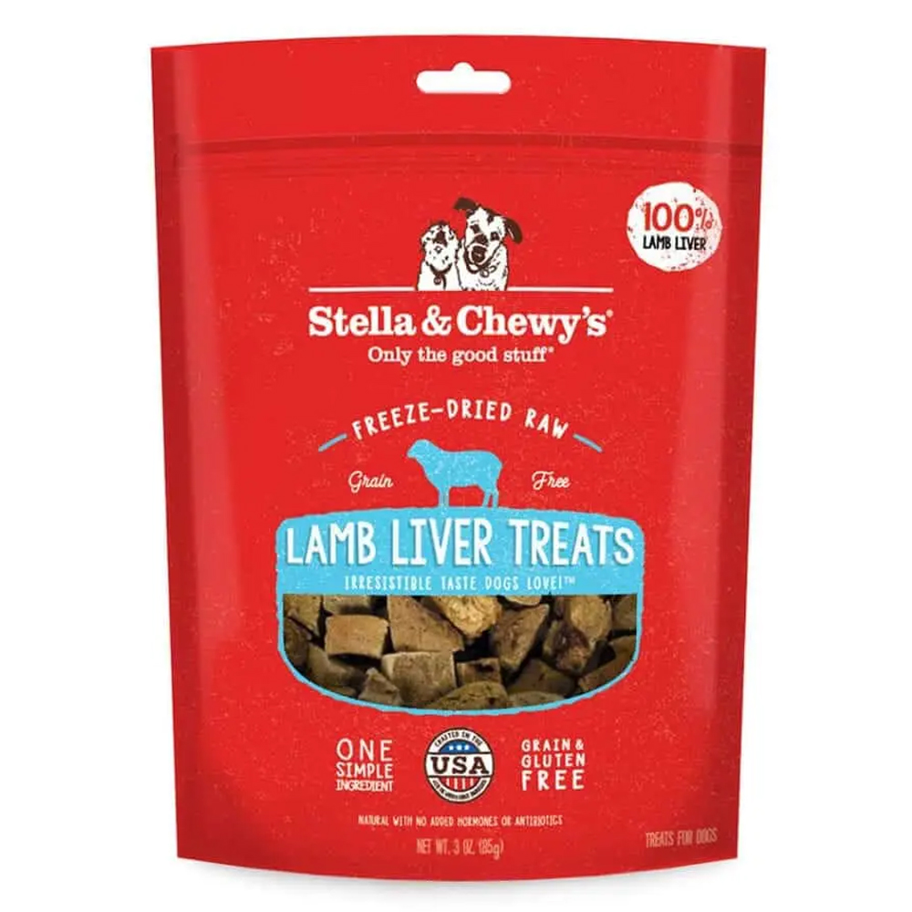 Stella Lamb Liver FD Dog Treats 3oz