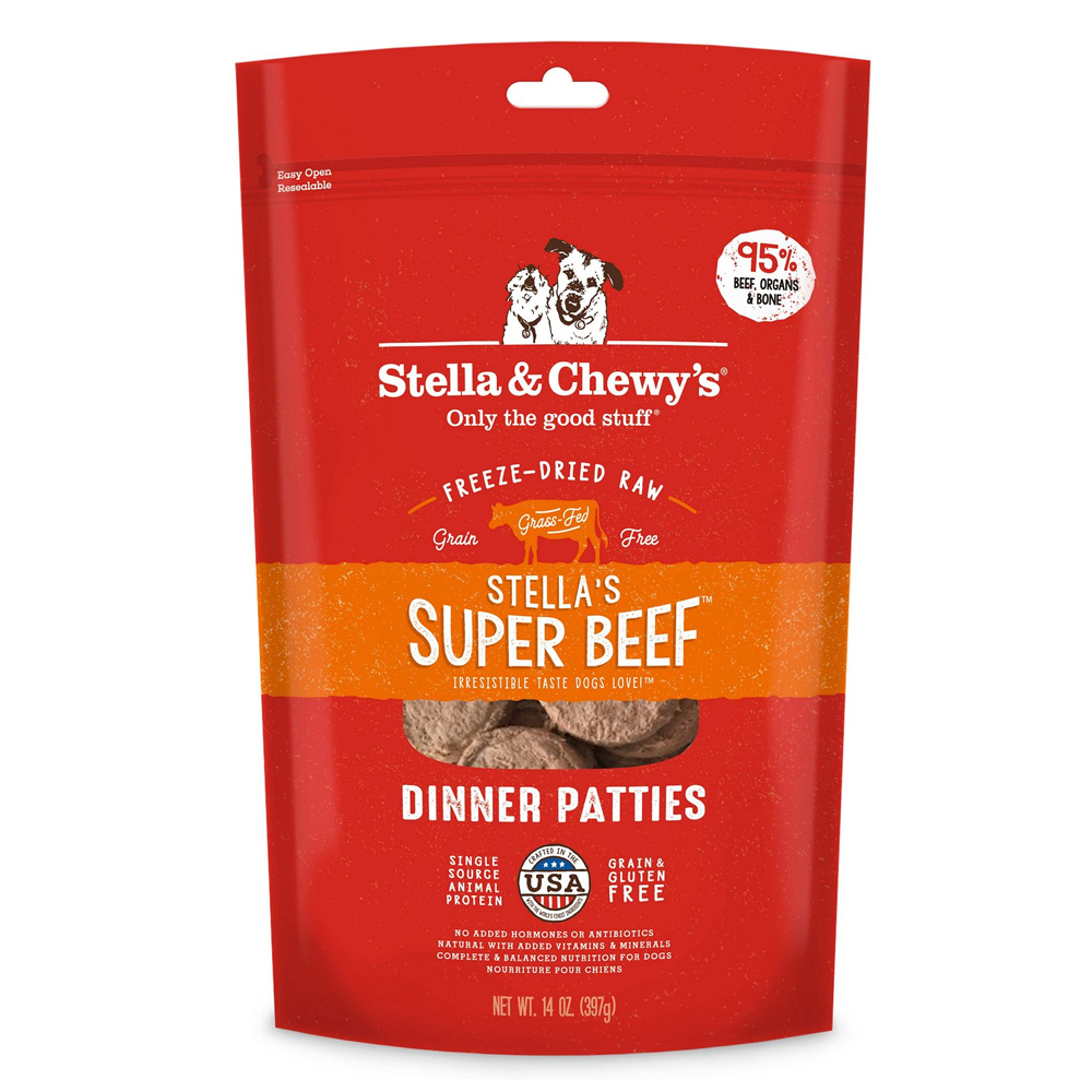 Stella Super Beef Dinner Patties Dog 14o