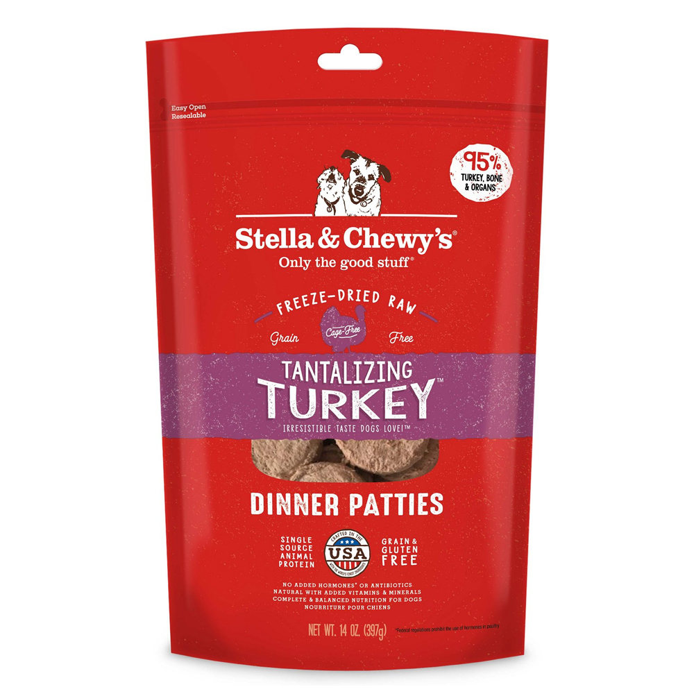 Stella Turkey Dinner Patties Dog 14oz