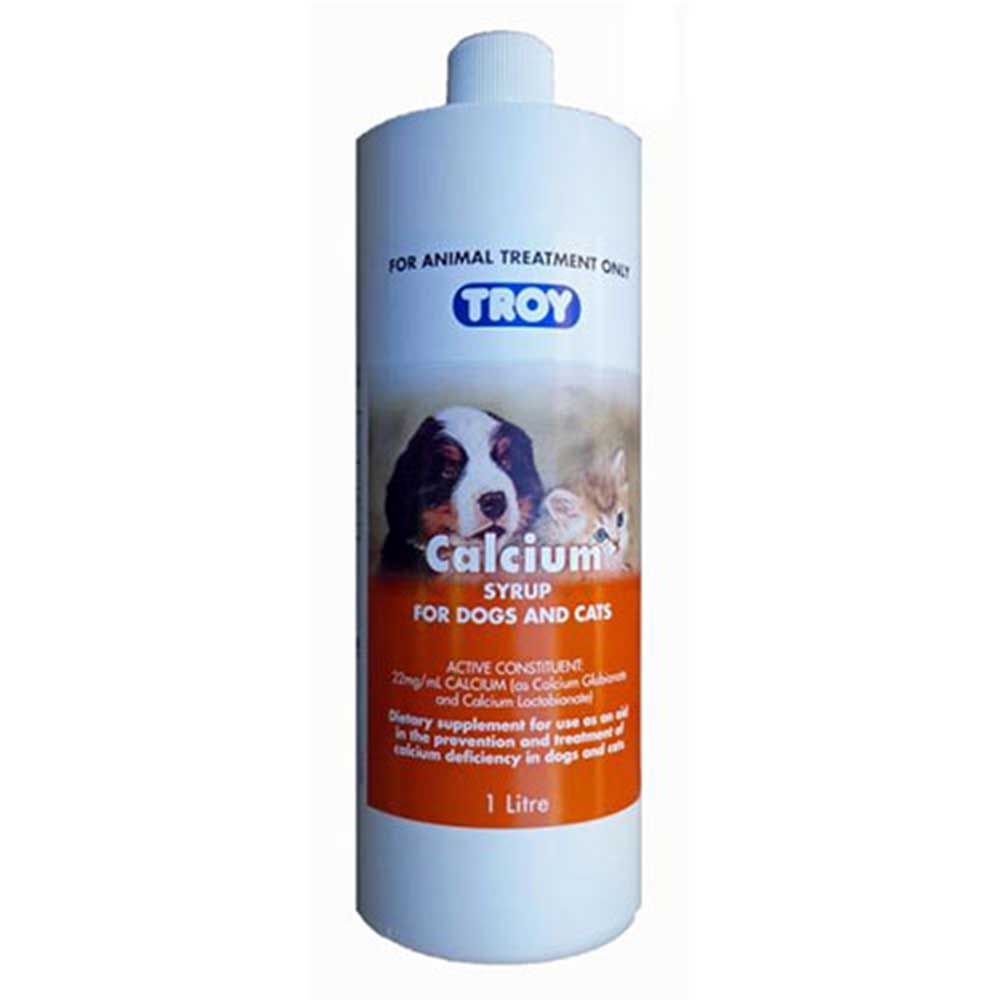Troy Calcium Syrup For Dogs & Cats 1L