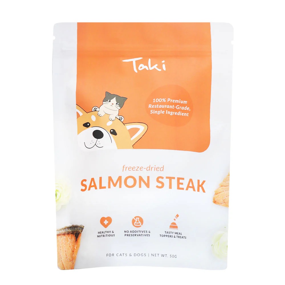 Taki Salmon Steak Treats For Pets 50g