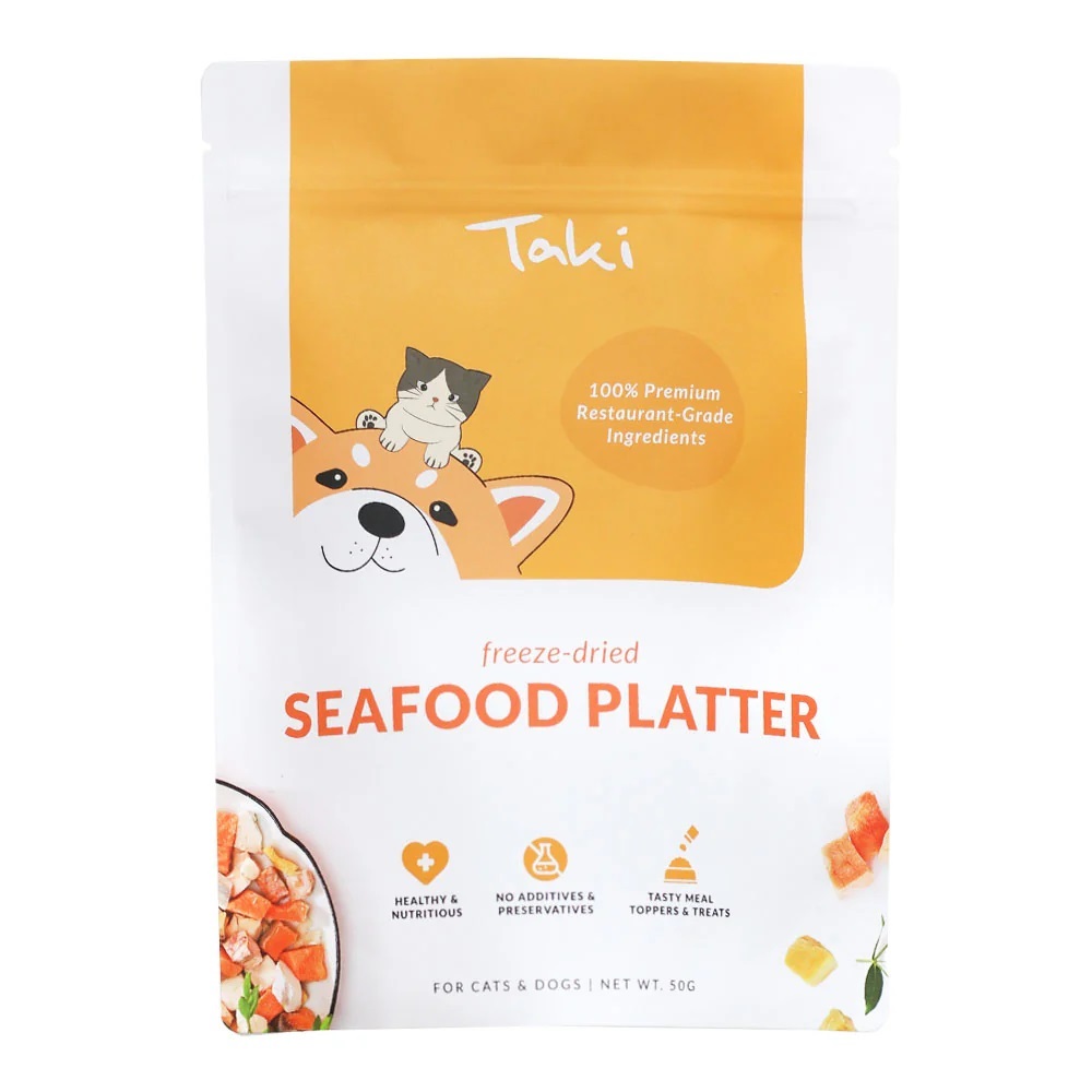 Taki Seafood Platter Treats For Pets 50g