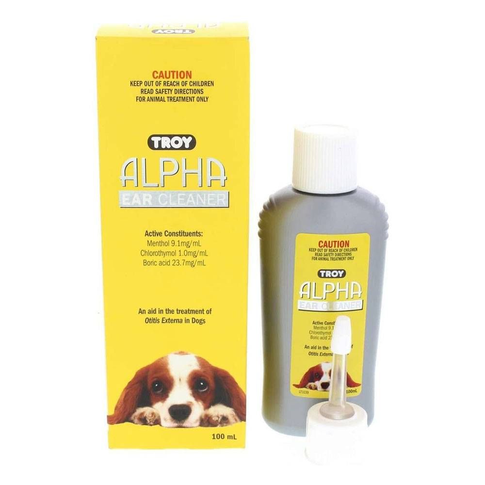 Troy Alpha Ear Cleaner For Dogs & Cats