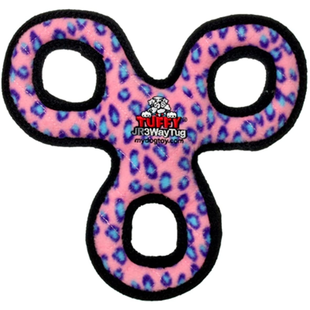 Tuffy Jr 3WayTug Pink Leopard