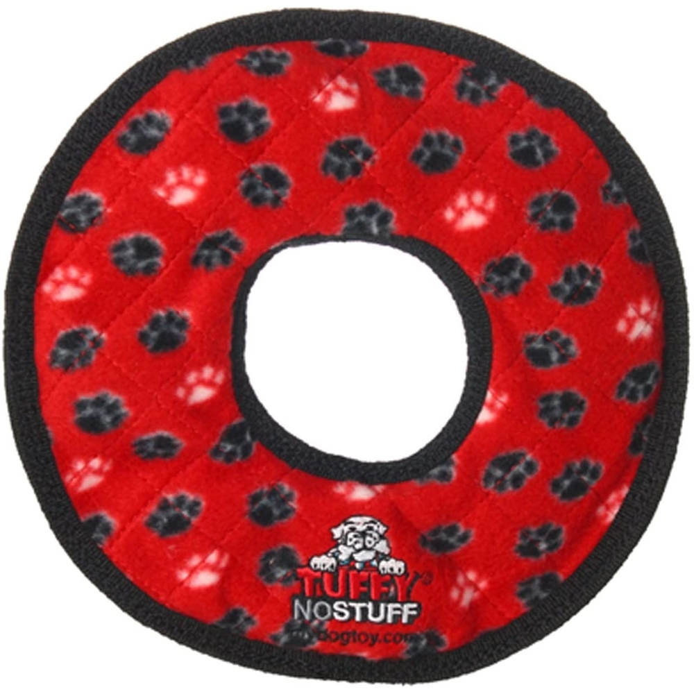 Tuffy Ultimates NoStuff Ring Red Paw