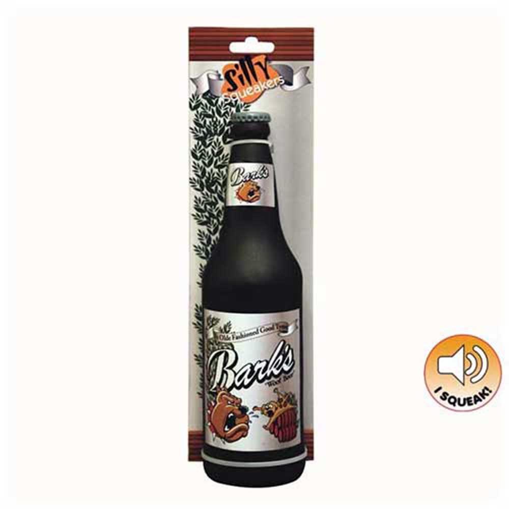 Tuffy SS Toy Beer Bottle "Bark's"