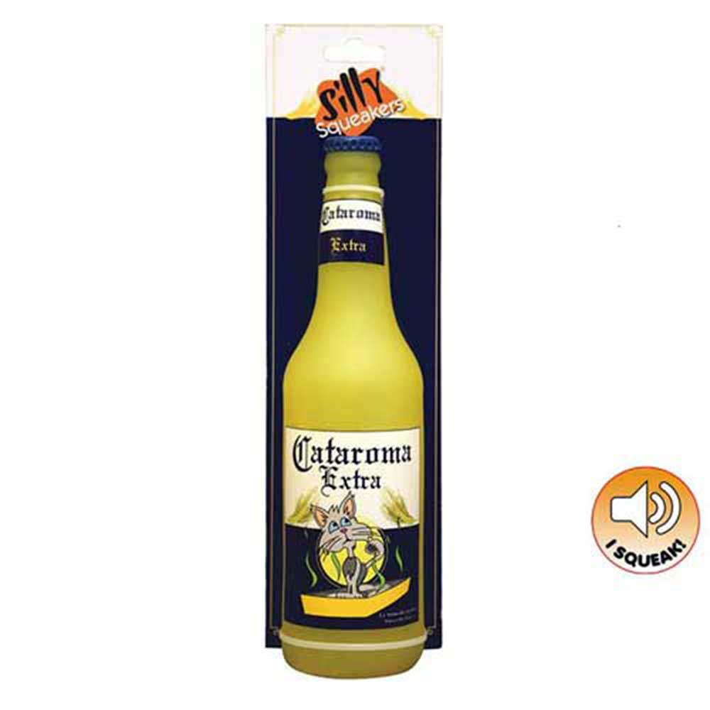 Tuffy SS Toy Cat Aroma Beer Bottle