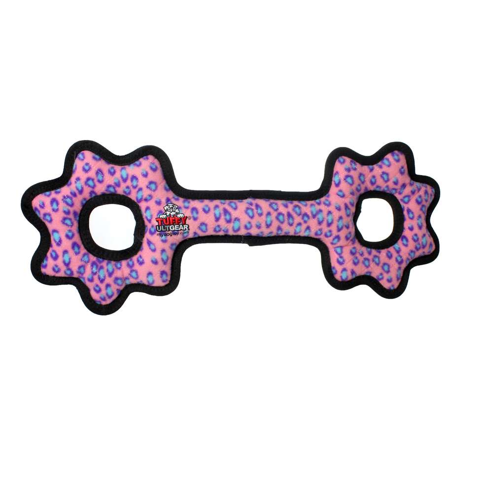Tuffy Ultimate Tug-O-Gear Pink Leopard