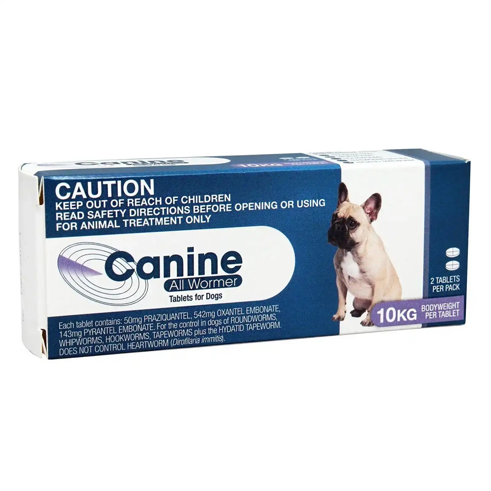 Canine Allwormer 10Kg 2 Pack