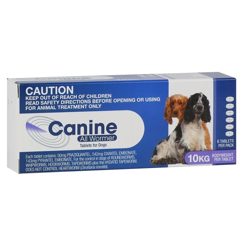 Canine Allwormer 10Kg 6 Pack