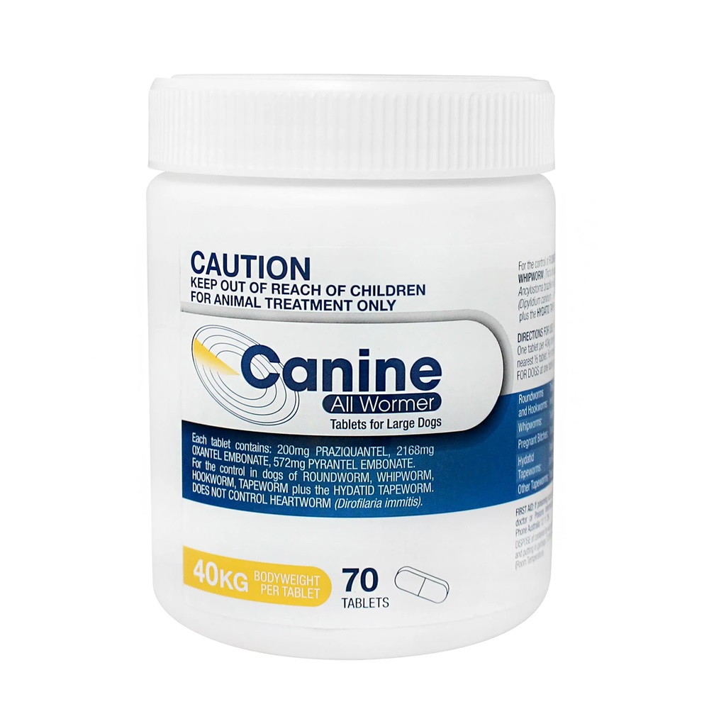 Canine Allwormer 40Kg 70