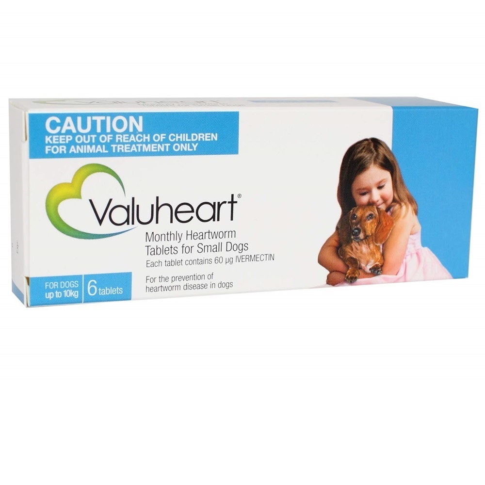 Valuheart Heartworm (Blue) Small Dogs 6s