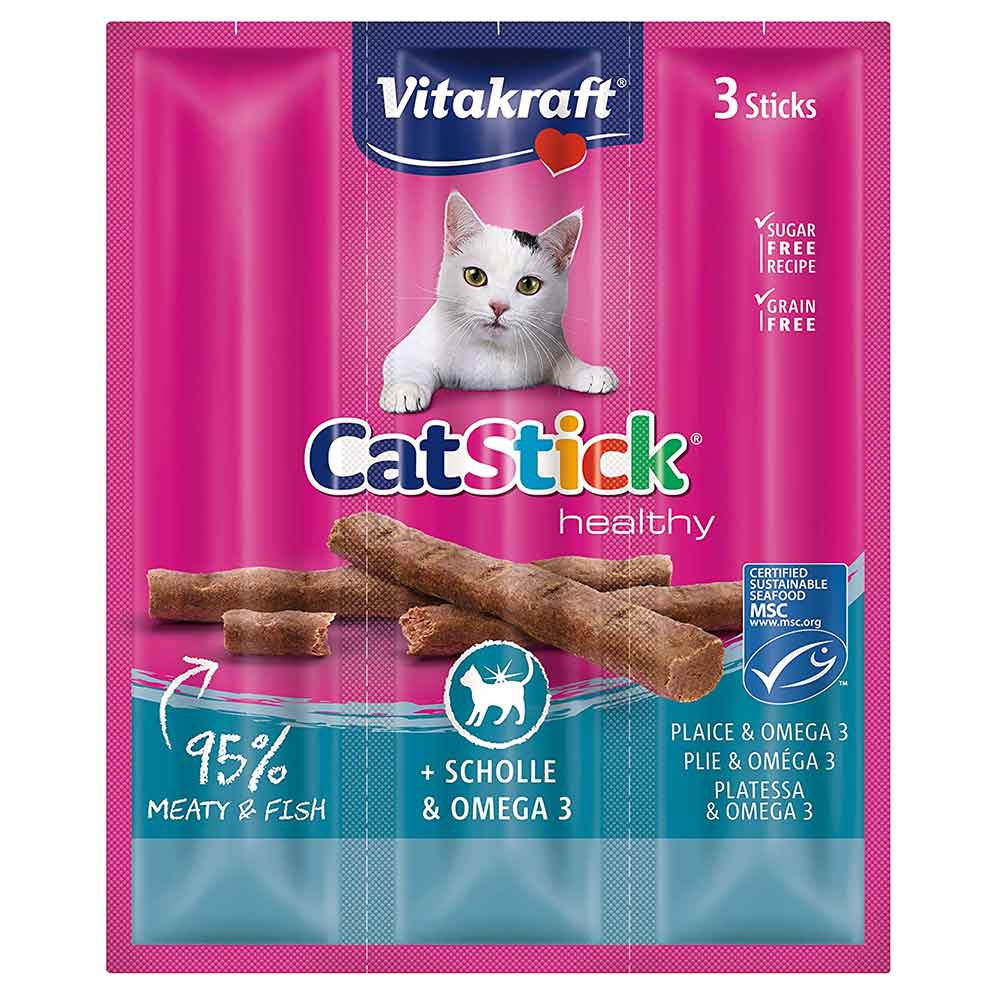 Vitakraft Cat Stick Plaice Omega 3 3pcs