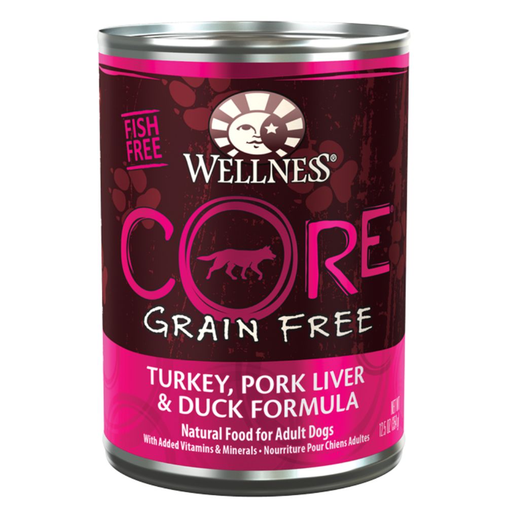Wellness Core GF Turkey, Pork Liver Duck