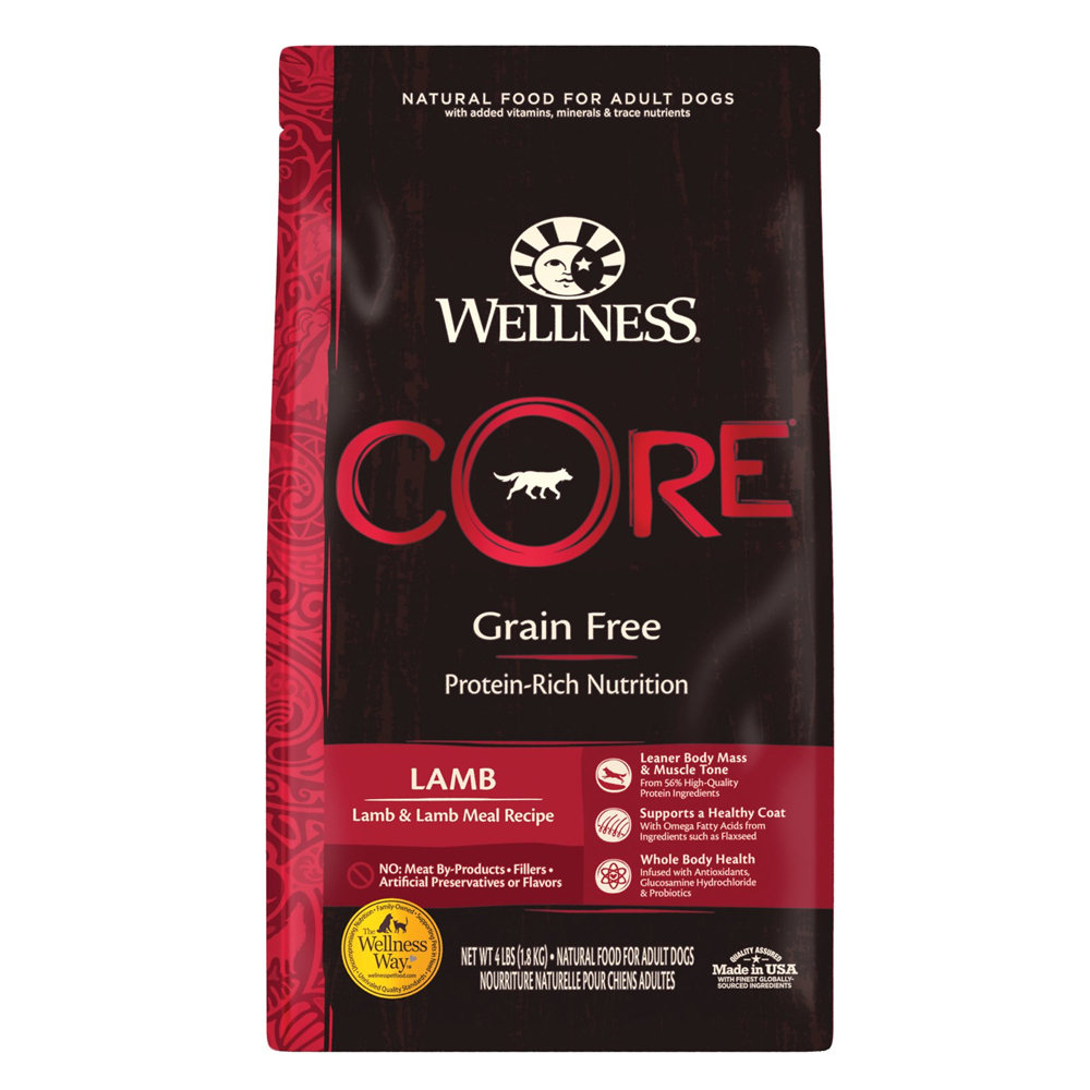 Wellness CORE Lamb Dry Dog Food 4lb