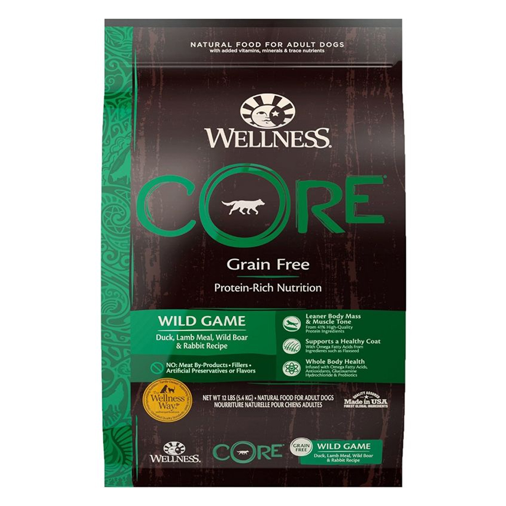 Wellness CORE Wild Game Dry Dog Food 12l