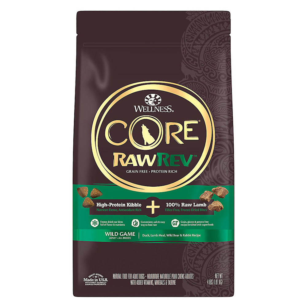 Wellness Core RR Wild Game Dog Food 4lbs