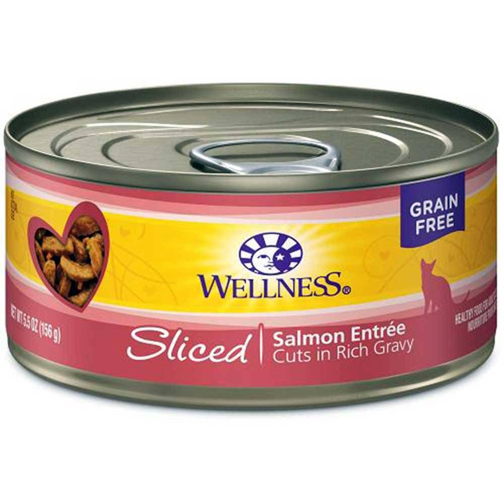 Wellness Sliced Salmon Entrée Cat Food