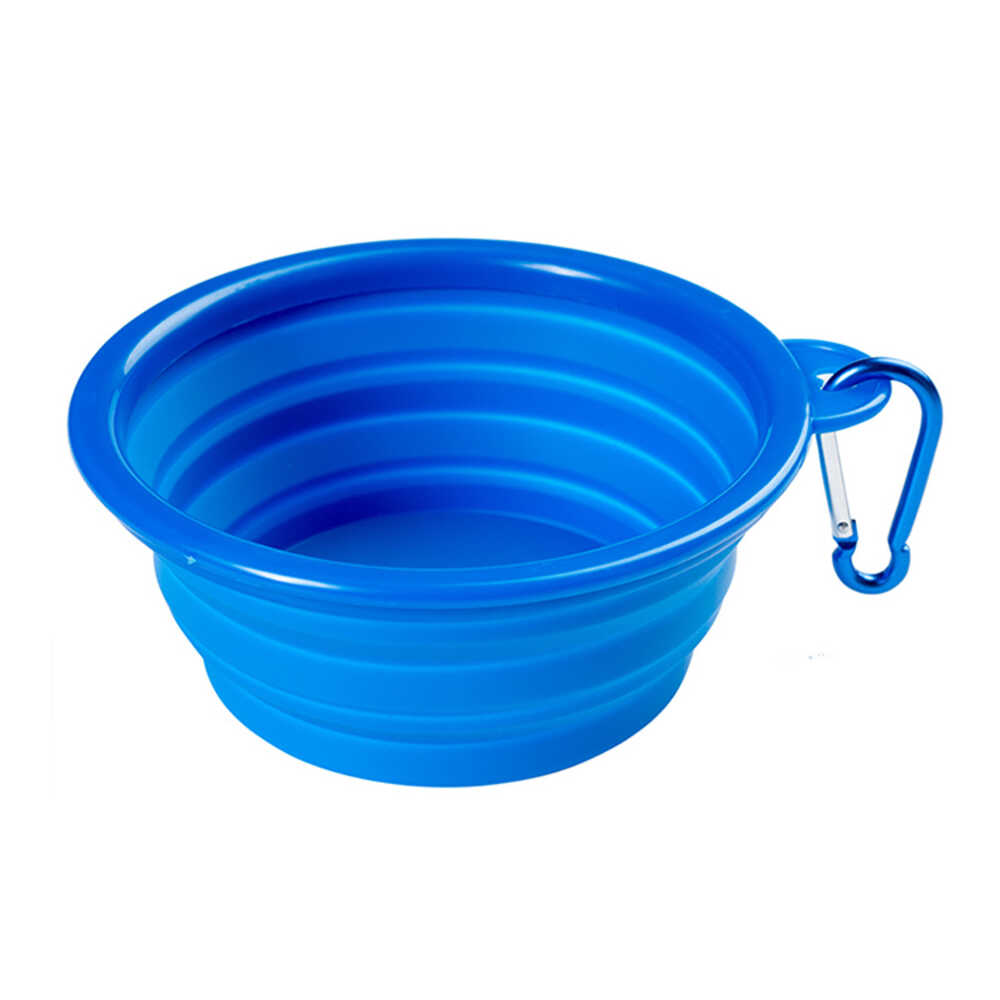 Wiggles Collapsible Pet Bowl Blue