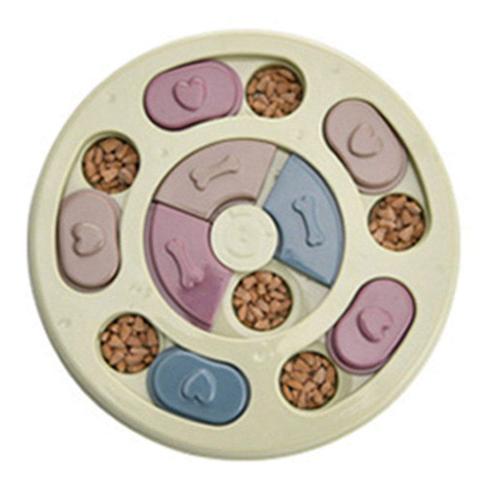 Wiggles Dog Treat Puzzle Round Green