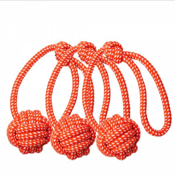 Wiggles Knot Cotton Rope Candy Cane
