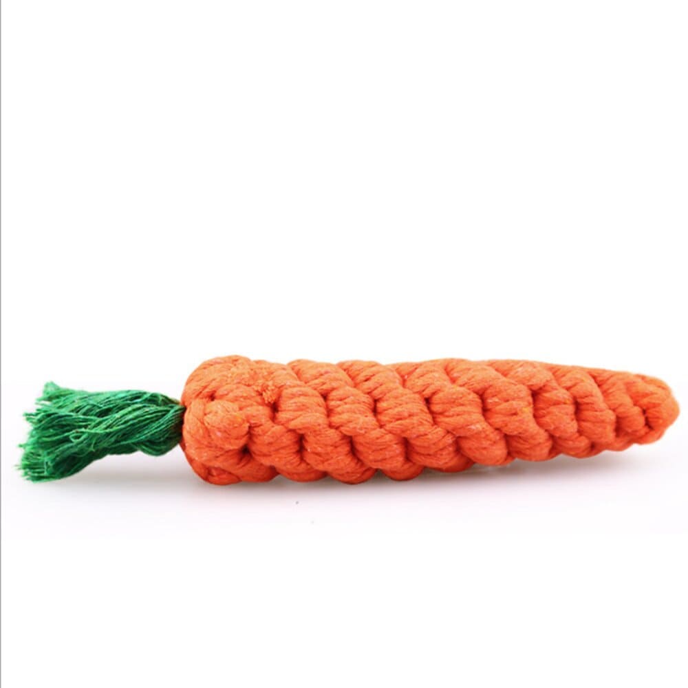 Wiggles Knot Cotton Rope - Carrot