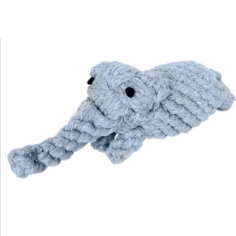 Wiggles Knot Cotton Rope - Elephant