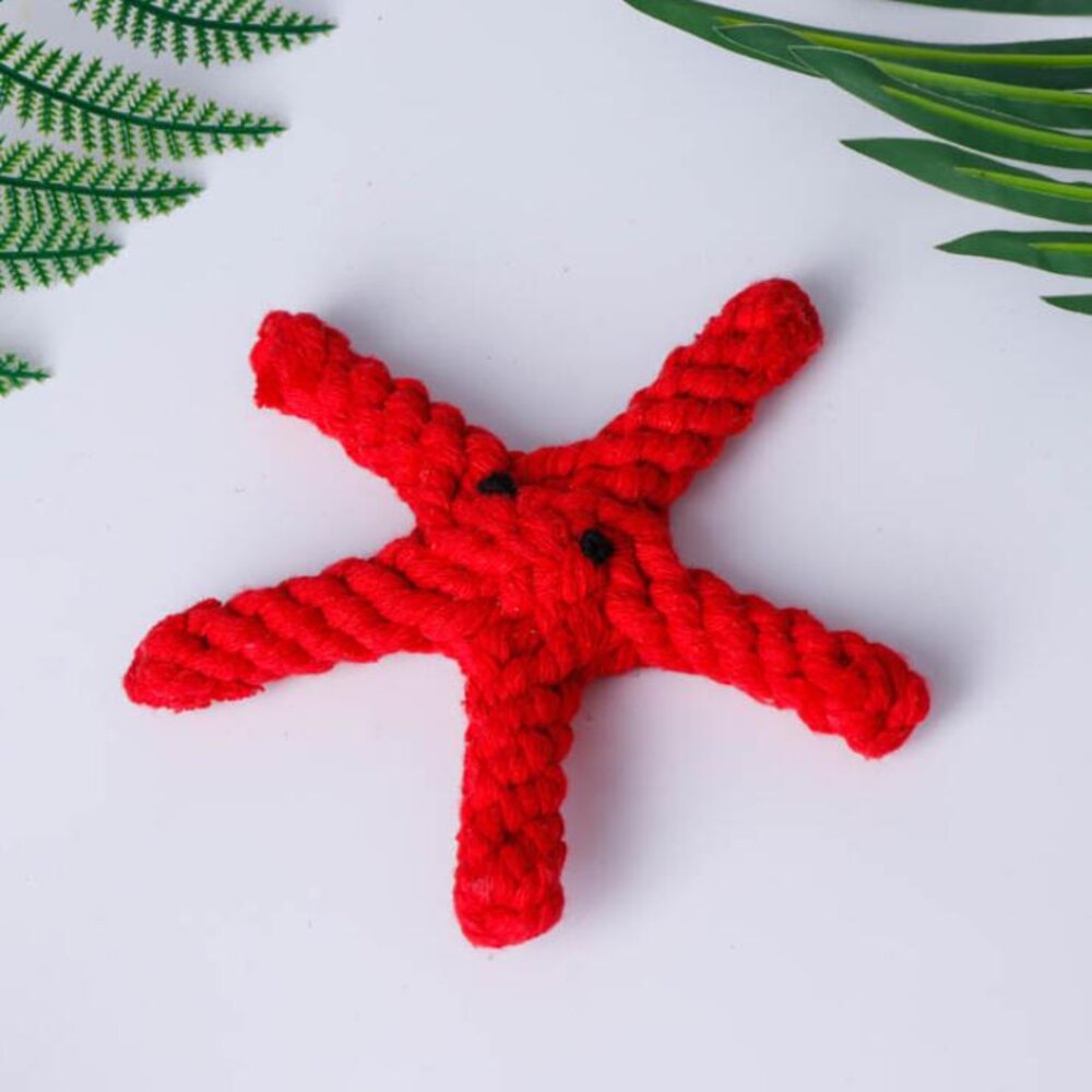Wiggles Knot Cotton Rope - Starfish
