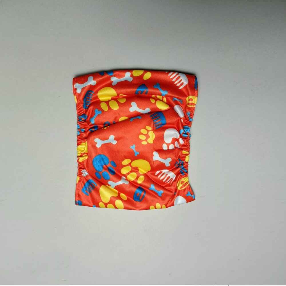 Wiggles Washable Male Dog Diapers Bone &