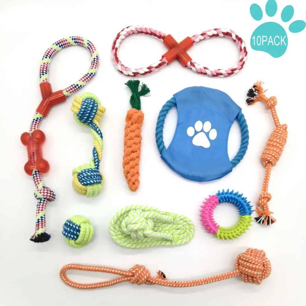 Wiggles Mixed Dog Chew Toys Carrot 10 pcs