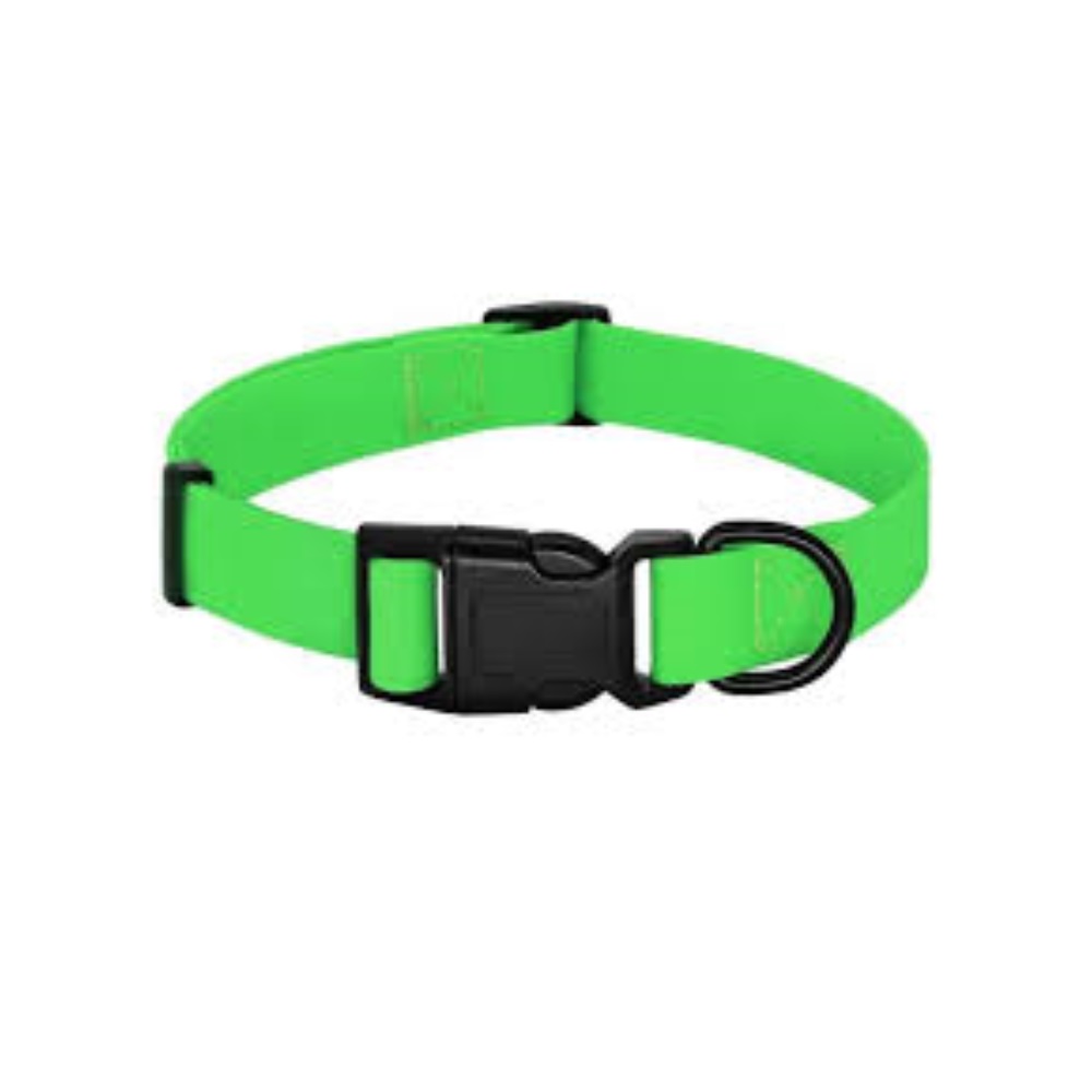 Wiggles PCV Waterproof Collar Green - Medium