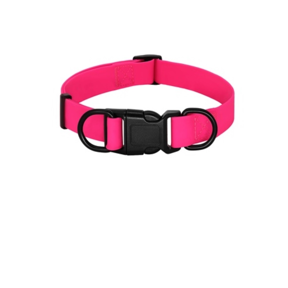 Wiggles PCV Waterproof Collar Pink - Medium