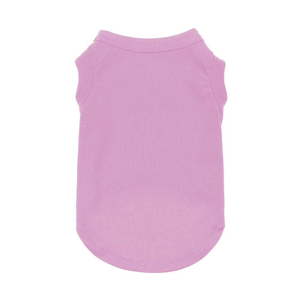 Wiggles Plain Pet Summer Shirt Pink XL