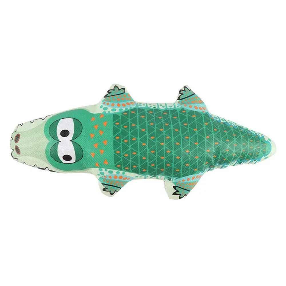 Wiggles Squeaker Toy Crocodile Green