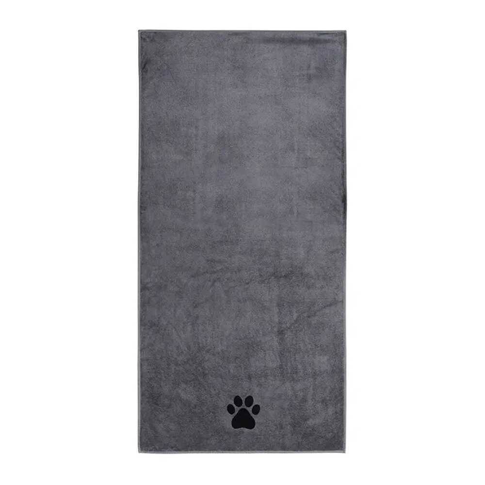 Wiggles Super Absorbent Quick Dry Pet Towel S Grey