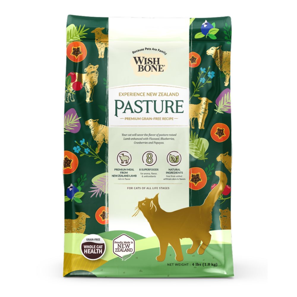 Wishbone Pasture Lamb Whole Pet Health Cat Food 4lbs