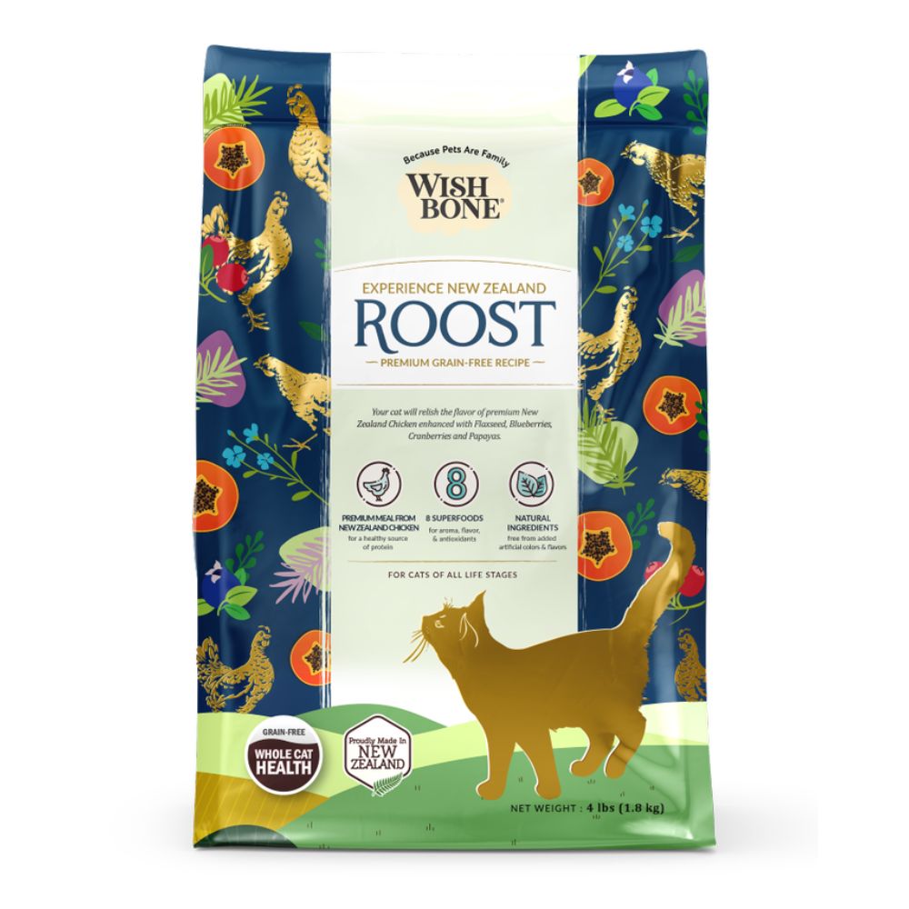 Wishbone Roost Chicken Whole Pet Health Cat Food 4lbs