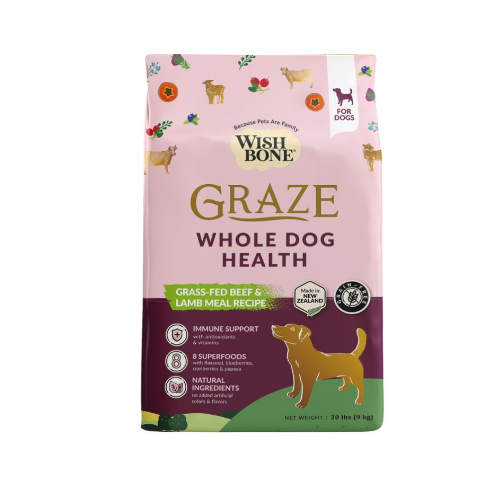 Wishbone Graze Lamb & Beef Whole Pet Health Dog Food